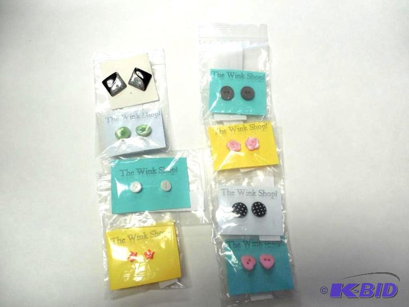 Lot of 8 Pierced Earrings