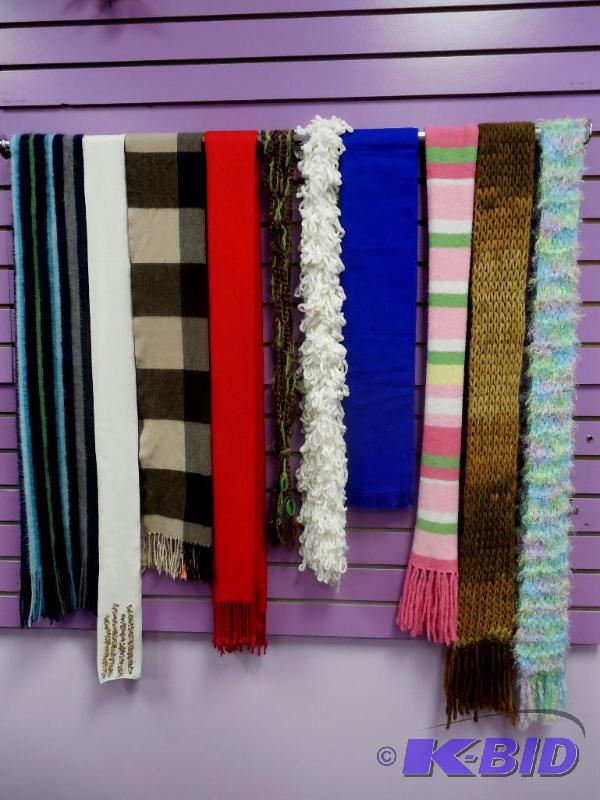 Name Brand or Handcrafted Scarves Lot of 10