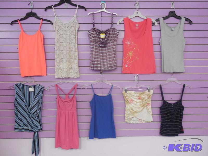 Lot of 10 Name Brand Sleeveless Tops - Extra Small