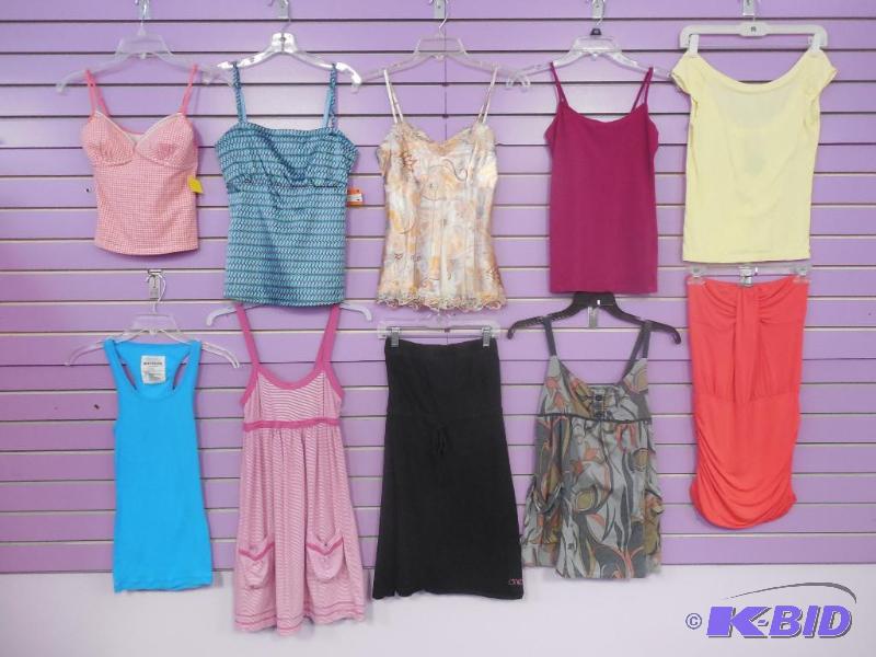 Lot of 10 Name Brand Sleeveless Tops - Extra Small