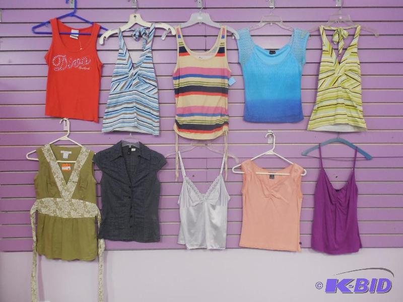 Lot of 10 Name Brand Sleeveless Tops - Extra Small