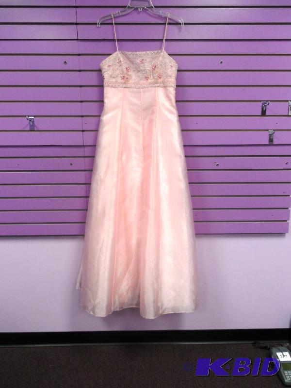 Jody (California) Cotton Candy Pink Spaghetti Strap Formal Cinderella Gown