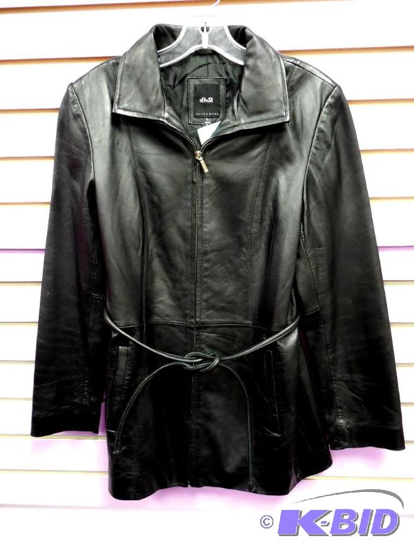 JLC New York Black Size Small Leather Zip