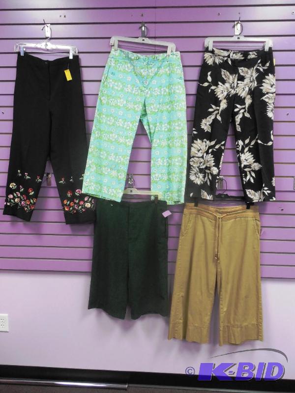 Lot of 5 Name Brand Capris - Size 8