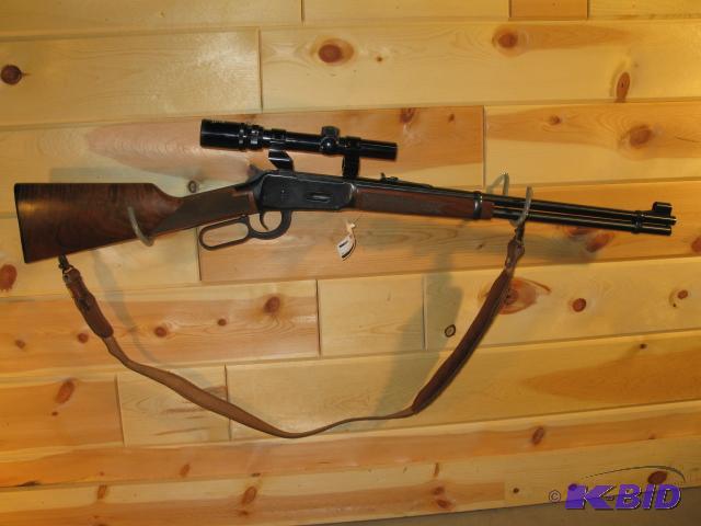 lot 27 image: Winchester 94AE rifle, 30-30 lever action wit...