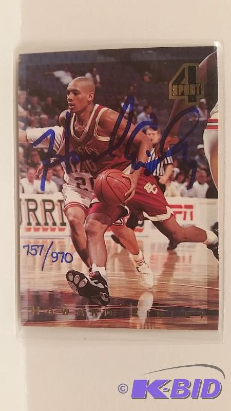 1994 Four Sport NBA Howard Eisley 757 of 970 Autograph Card