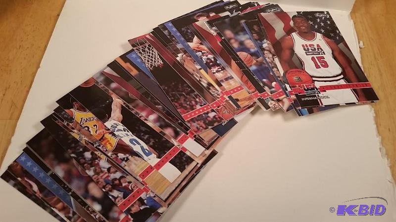 Lot of 53 1994 SkyBox USA Internatioanal Basketball 89 Card Set Incomplete