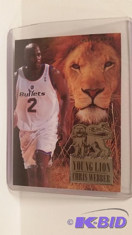 Lot of 5 NBA Chris Webber Collector Cards
