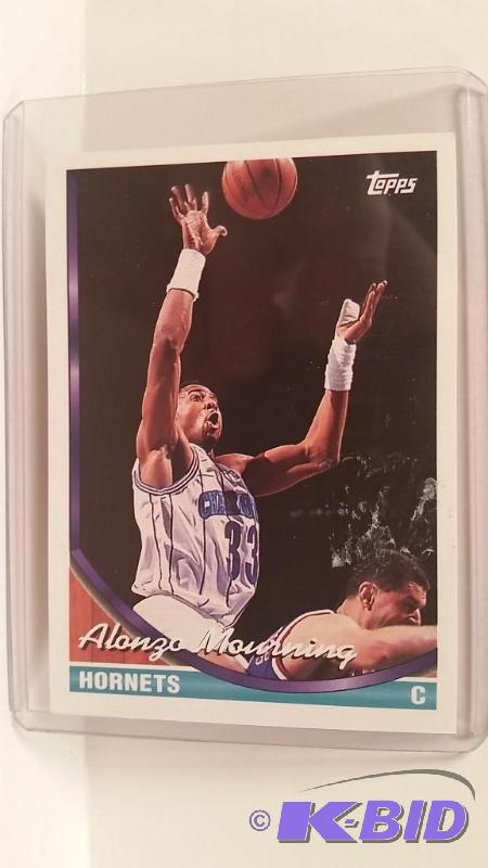 Lot of 7 NBA Alonzo Mourning Collector Cards