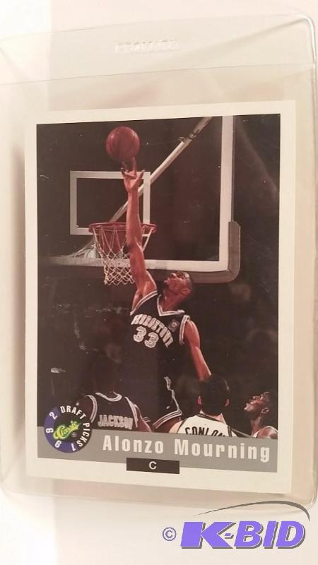Lot of 6 NBA Alonzo Mourning Collector Cards
