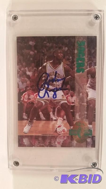 1997 Score Board NBA Chris Anstey Autograph Card