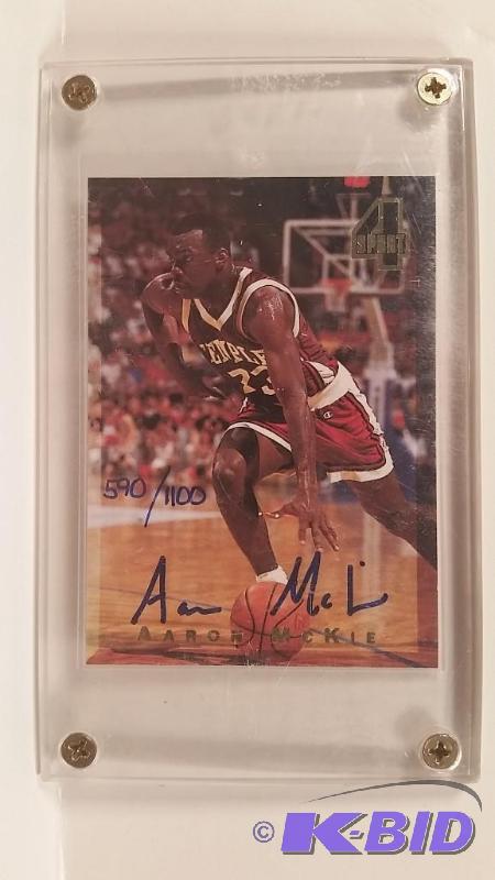 1994 Four Sports NBA Aaron McKie 590 of 1100 Autograph Card