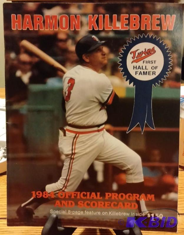 1984 MINNESOTA TWINS program &amp scorecard ...