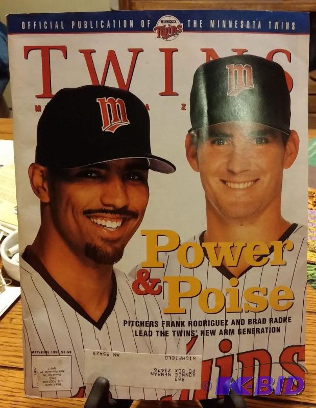 1996 Minnesota Twins Magazine MayJun Frank R...