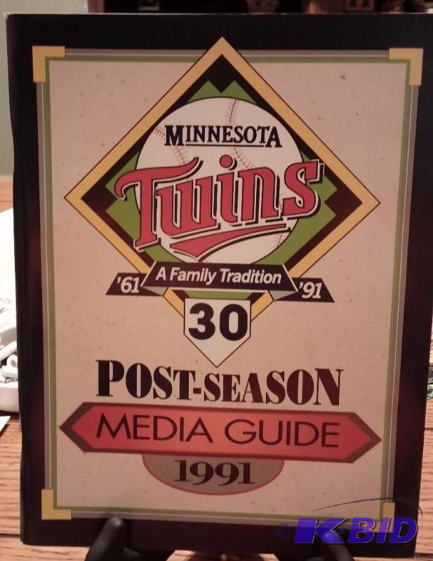 1991 Minnesota Twins Post-Season Media Guide-...