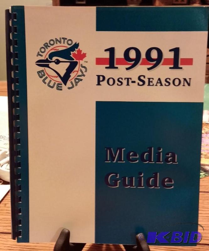 1991 Toronto Post-Season Media Guide-World Se...