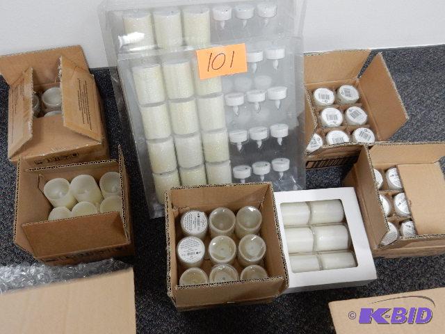 White and White Sparkle Votives, Tea lights