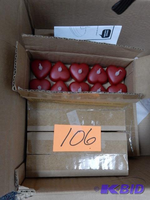 Red Heart Shaped Tea Lights