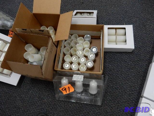 Ivory Votive and Bell Shaped