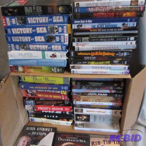 DVDs, VHS Movies