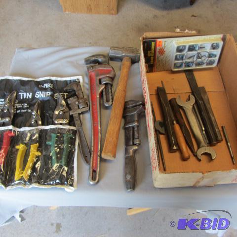 Pipe Wrenches, Snips