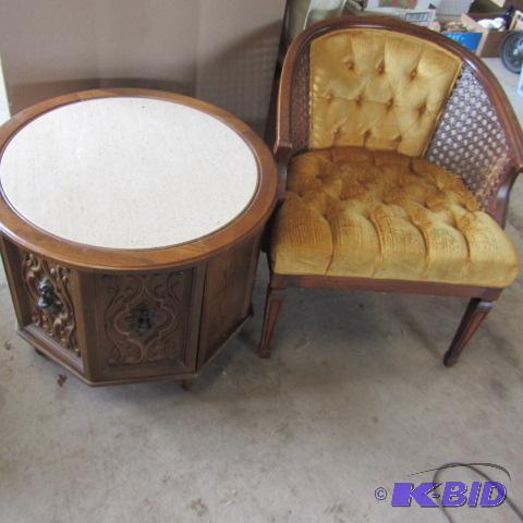Occasional Chair, Table