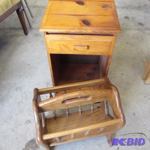 Table, Magazine Stand