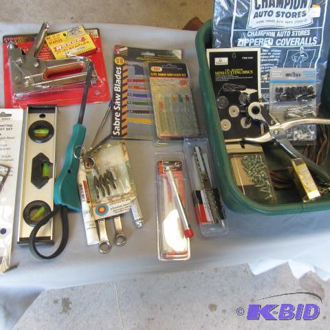 Chisels, Bits, Stapler