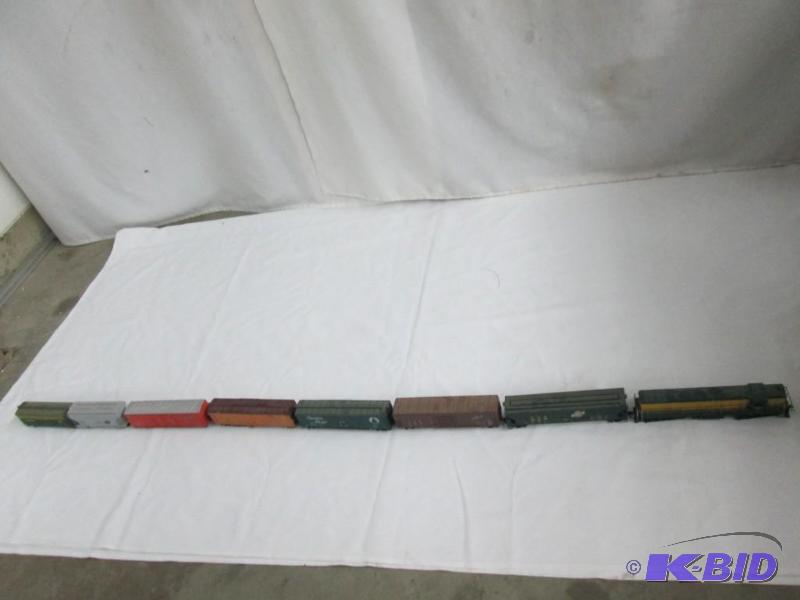 Electric Train Cars and Engine