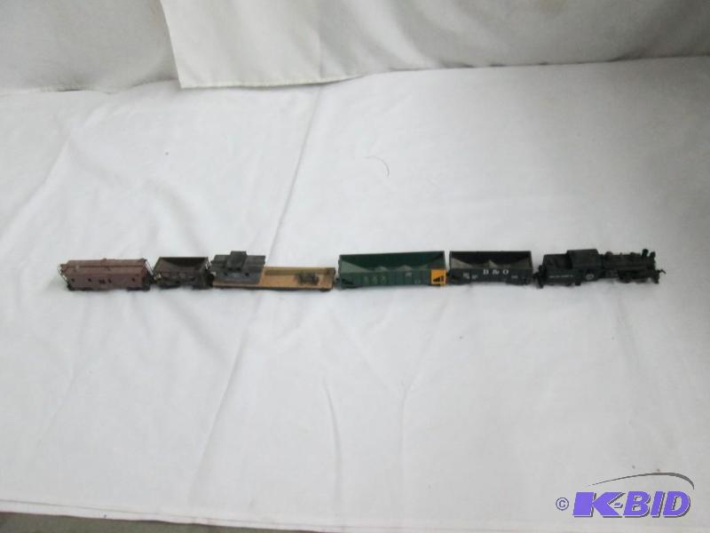 Electric Train Cars and Engine