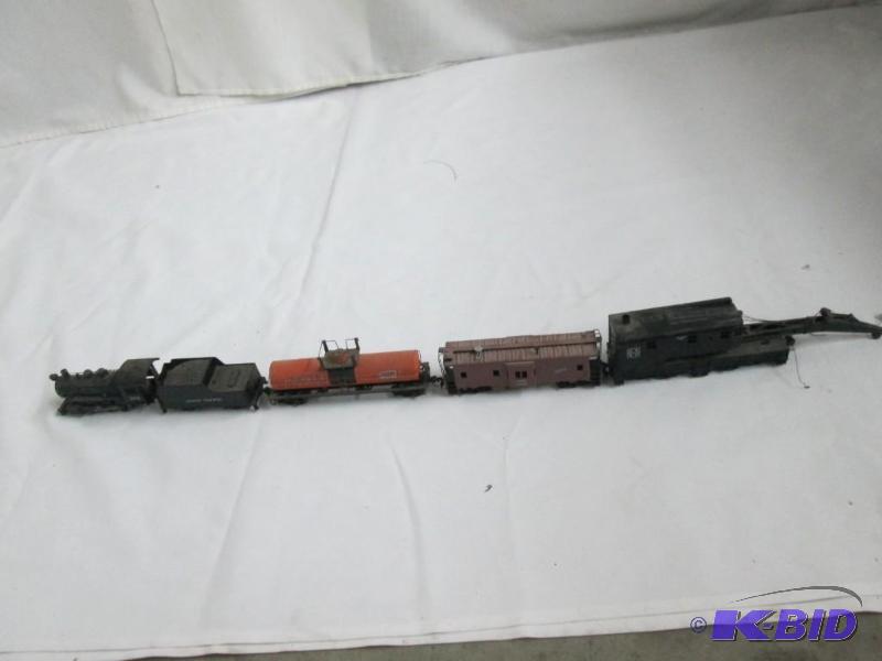 Electric Train Cars and Engine