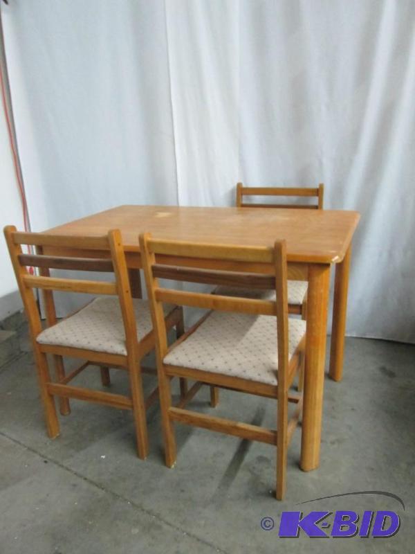 Dining Room Table and Three Chairs