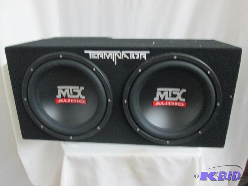 MTX Terminator 1200 Watt Dual SubwooferAmp Package