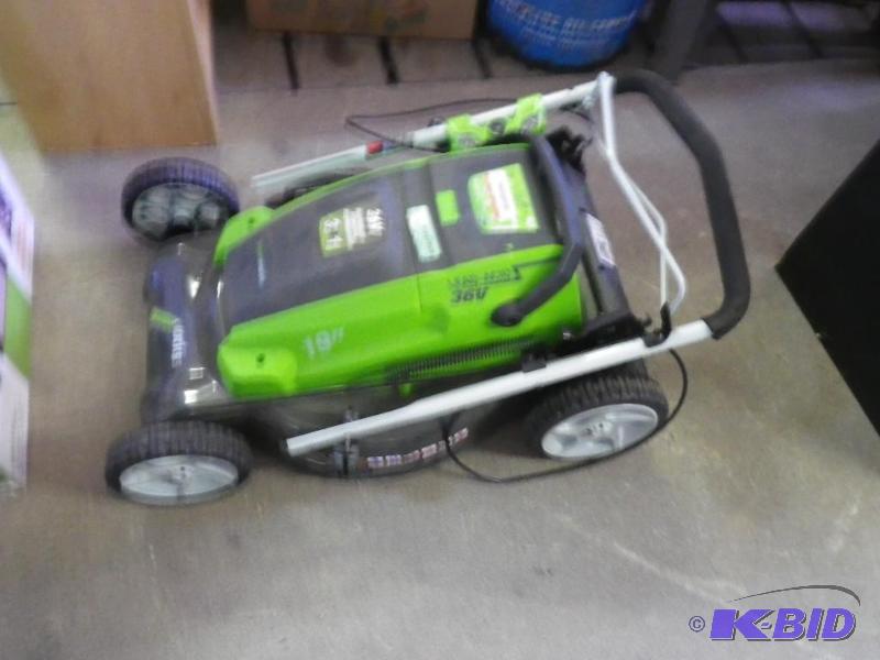 36V Green Works mower...