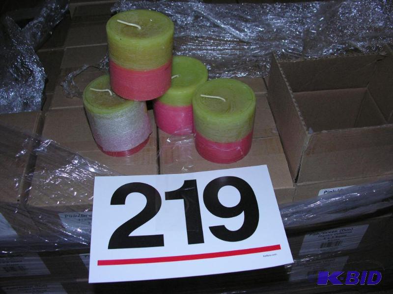 3 inch 2 tone candle