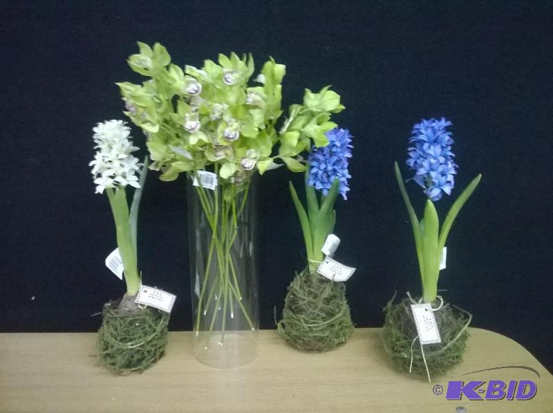 Lot of Faux Flowers, Retail $79.50...