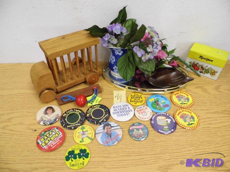 Household Items and Buttons