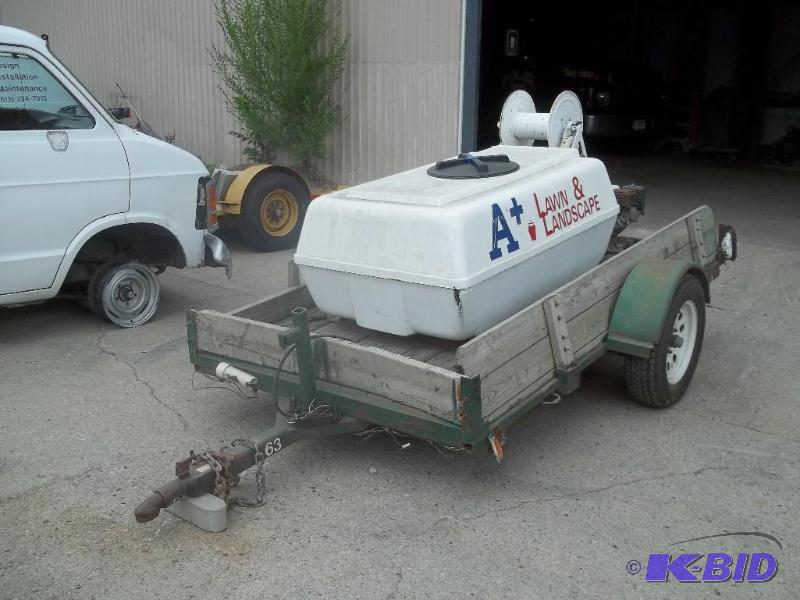 ATV, Snowmobile, Equipment Trailer With Sprayer