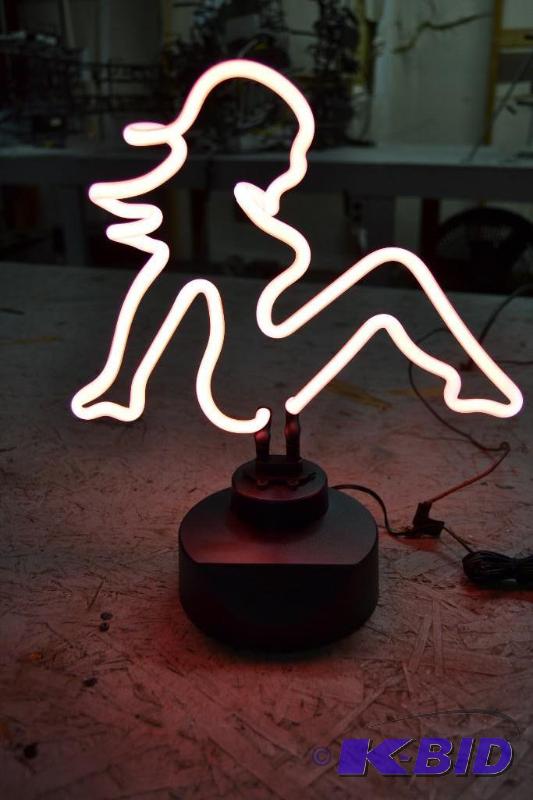 lot 2 image: NAKED LADY NEON SIGN