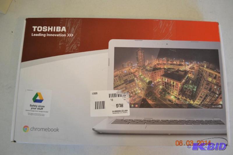 lot 6 image: TOSHIBA CHROMEBOOK 13.3 GOOGLE CHROME LAPTOP