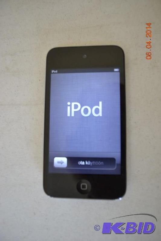 lot 8 image: APPLE IPOD TOUCH 16GB 4TH GENERATION BLACK
