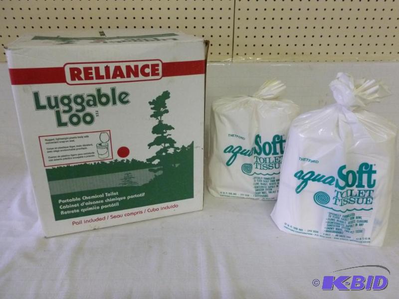 lot 102 image: Reliance Luggable Loo portable chemical toile...