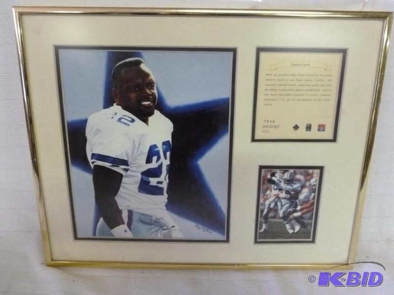 lot 132 image: Collectible Dallas Cowboys - Emmitt&nbspSmi...