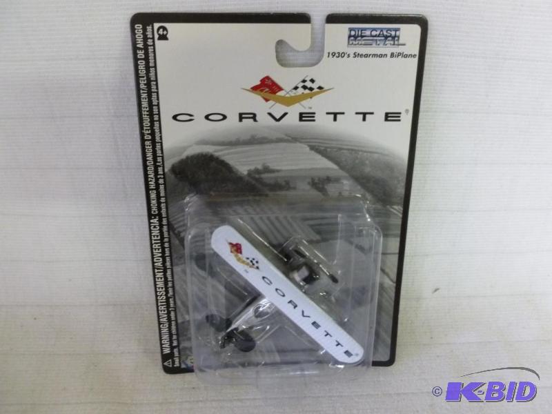 lot 163 image: Gearbox Toys 1930s Stearman - Corvette die c...