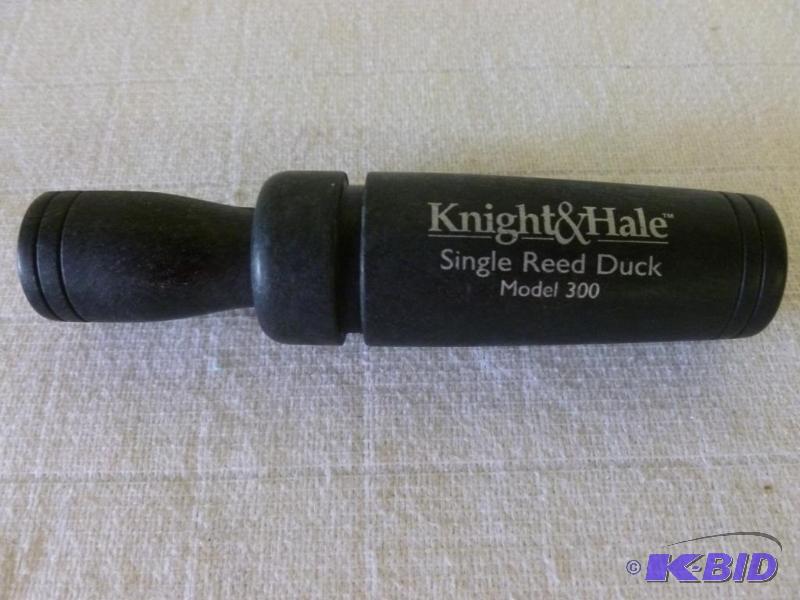 lot 41 image: Knight & Hale single reed duck call model...