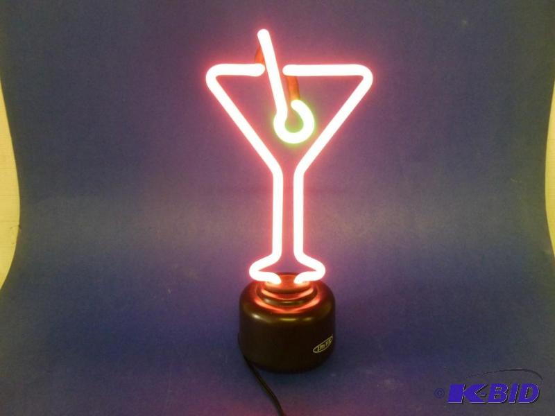 lot 6 image: Cocktail - neon light decoration that measure...