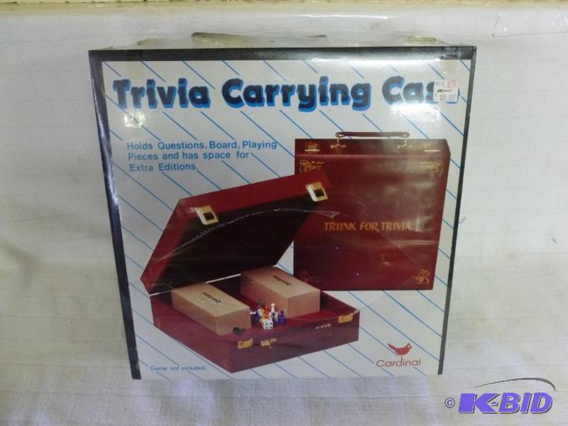 lot 99 image: Cardinal trivia carrying case, new in a seale...