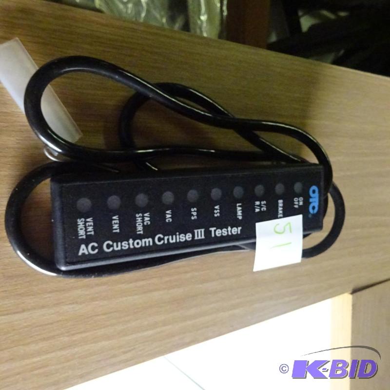 lot 51 image: OTC AC custom cruise III Tester...