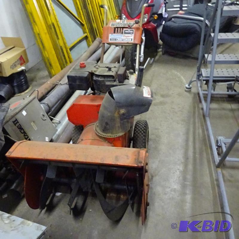 lot 87 image: Craftsman Eager 1 snowblower. 36.90526. 26&qu...