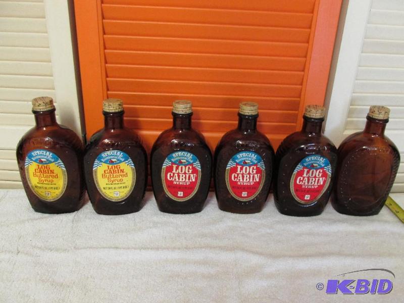 6 Log Cabin Bicentennial Bottles 5 Different Types